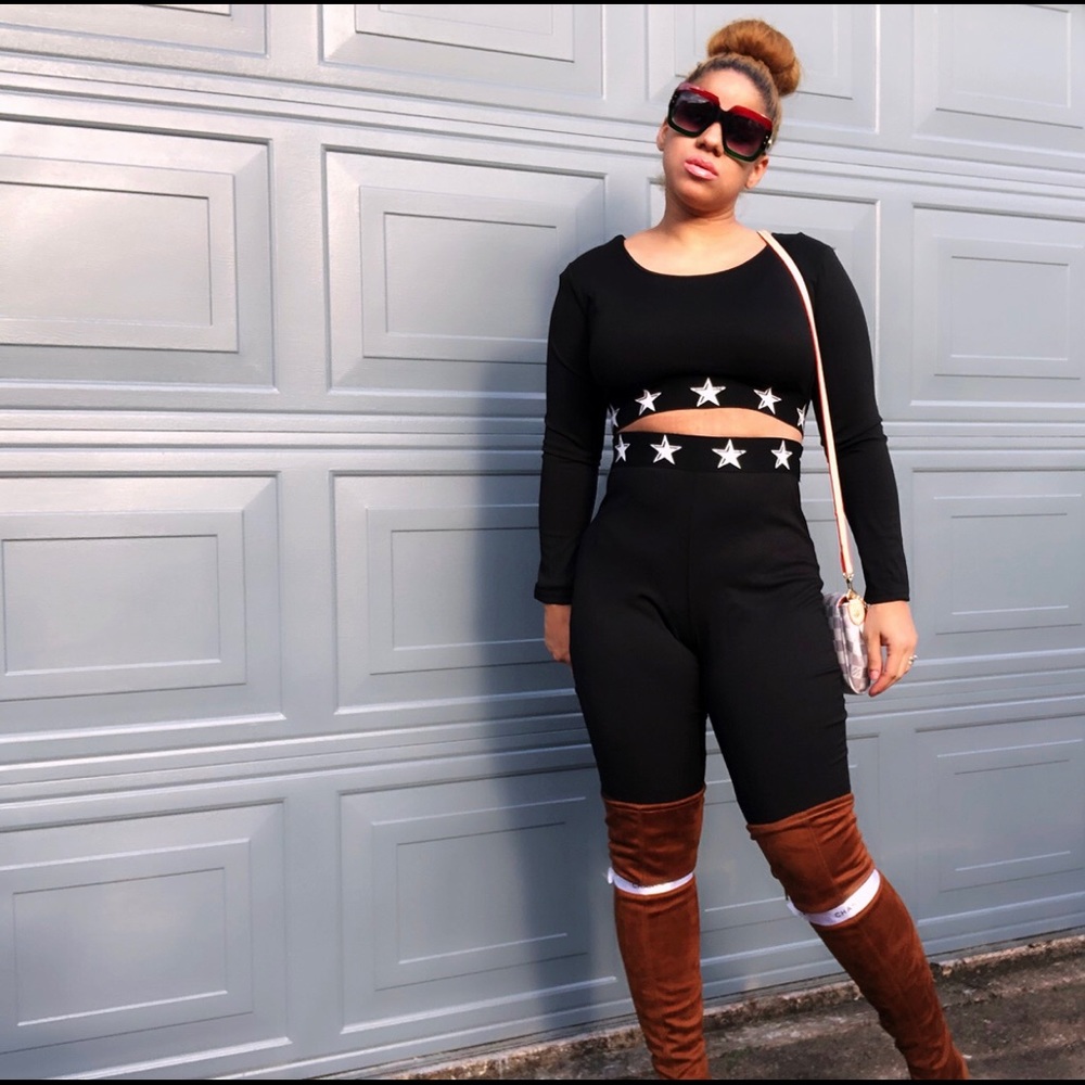 Two piece set black